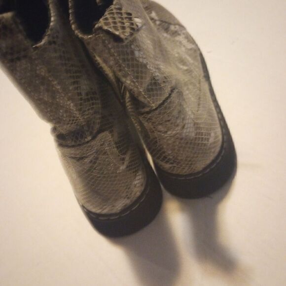 Arizona snake print combat boots with ankle zipper - Picture 8 of 11